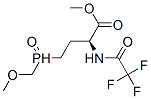 (S)-4-[(methoxymethyl)phosphinyl ]-2-[(trifluoroacetyl)amino]butanoic acid methyl ester Structure,56772-24-8Structure