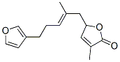 (+)-5-[5-(3-Furyl)-2-methyl-2-pentenyl ]-3-methylfuran-2(5h)-one Structure,56775-49-6Structure