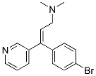 (E)-3-(4-bromophenyl)-n,n-dimethyl-3-(3-pyridyl)-2-propen-1-amine Structure,56775-89-4Structure