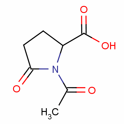 L-1-乙酰基-5-氧代脯氨酸结构式_56805-18-6结构式