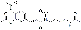N-acetyl-n-[4-(acetylamino)butyl ]-3-[3,4-bis(acetyloxy)phenyl ]propenamide Structure,56818-05-4Structure