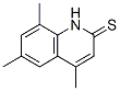 2(1H)-quinolinethione,4,6,8-trimethyl-(9ci) Structure,568570-16-1Structure