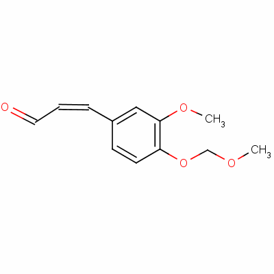 3’-Methoxy-4’-(methoxymethoxy)cinnamaldehyde Structure,56862-58-9Structure