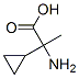 2-氨基-2-环丙基丙酸结构式_5687-72-9结构式