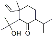 Cyclohexanone,3-ethenyl-2-(1-hydroxy-1-methylethyl)-3-methyl-6-(1-methylethyl)- Structure,56881-80-2Structure