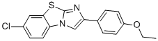 7-Chloro-2-(4-ethoxyphenyl)imidazo[2,1-b]benzothiazole Structure,56921-71-2Structure