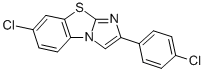 7-Chloro-2-(4-chlorophenyl)imidazo[2,1-b]benzothiazole Structure,56921-73-4Structure
