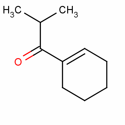 1-(1-Cyclohexenyl)-2-methylpropan-1-one Structure,56922-88-4Structure