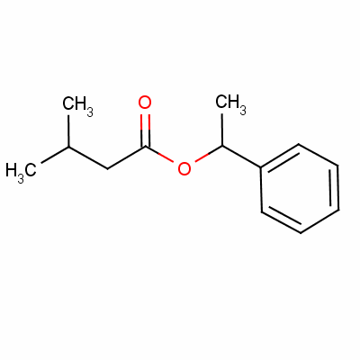 1-苯基乙基异戊酸酯结构式_56961-73-0结构式