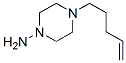 1-Piperazinamine,4-(4-pentenyl)-(9ci) Structure,56964-26-2Structure