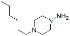 1-Piperazinamine,4-hexyl-(9ci) Structure,56964-27-3Structure