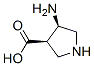 (3r,4r)-(9ci)-4-氨基-3-吡咯烷羧酸结构式_569682-61-7结构式