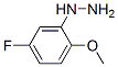 Hydrazine,(5-fluoro-2-methoxyphenyl)-(9ci) Structure,569688-70-6Structure