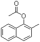 2-甲基萘酚-1-乙酸酯结构式_5697-02-9结构式