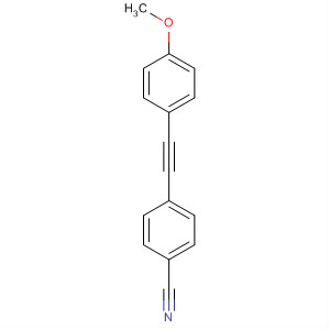 4-(4-Methoxy-phenylethynyl)-benzonitrile Structure,56982-37-7Structure