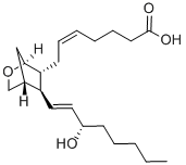 9,11-Dideoxy-9α,11α-epoxymethano prostaglandin F2α Structure,56985-32-1Structure