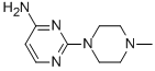 2-(4-甲基-1-哌嗪)-4-嘧啶胺结构式_57005-71-7结构式