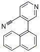 4-Pyridinecarbonitrile,3-(1-naphthalenyl)- Structure,570396-89-3Structure