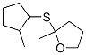 Furan,tetrahydro-2-methyl-2-[(2-methylcyclopentyl)thio]-(9ci) Structure,57067-20-6Structure