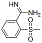 2-(Methylsulfonyl)benzamidine Structure,57076-00-3Structure