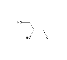 (R)-(-)-3-Chloro-1,2-propanediol Structure