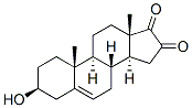 雄甾-5-烯-3beta-ol-16,17二酮结构式_571-05-1结构式