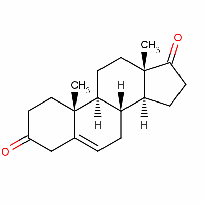 5-雄烯-3,17-二酮结构式_571-36-8结构式