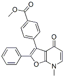 Benzoic acid,4-(4,7-dihydro-7-methyl-4-oxo-2-phenylfuro[2,3-b]pyridin-3-yl)-,methyl ester Structure,571169-07-8Structure
