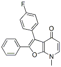 Furo[2,3-b]pyridin-4(7h)-one,3-(4-fluorophenyl)-7-methyl-2-phenyl- Structure,571169-08-9Structure