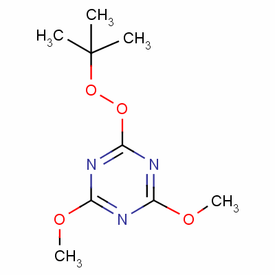 2-(Tert-butyldioxy)-4,6-dimethoxy-1,3,5-triazine Structure,57137-33-4Structure