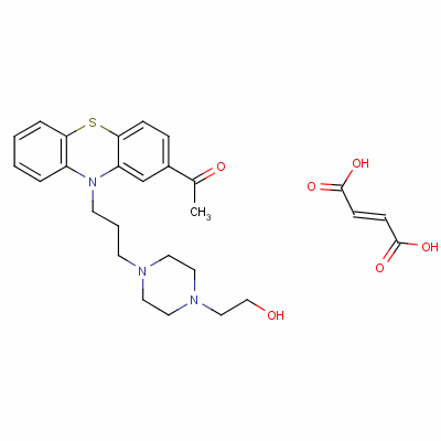醋奋乃静马来酸盐结构式_5714-00-1结构式