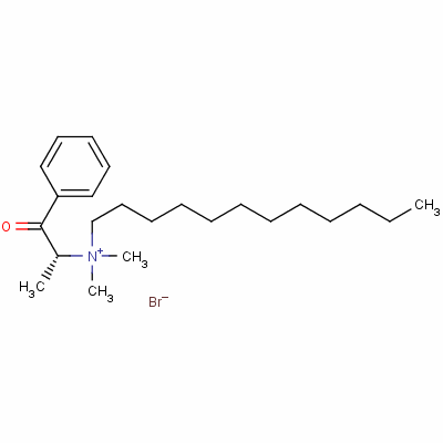 (-)-n-十二基-n-甲基溴化麻黄碱结构式_57155-63-2结构式