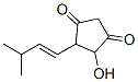 4-Hydroxy-5-(3-methyl-1-butenyl)-1,3-cyclopentanedione Structure,57156-89-5Structure