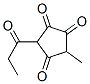 3-Methyl-5-propionyl-1,2,4-cyclopentanetrione Structure,57174-14-8Structure