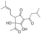 4-Acetyl-3,4-dihydroxy-5-(3-methyl-2-butenyl)-2-(3-methyl-1-oxobutyl)-2-cyclopenten-1-one Structure,57195-46-7Structure