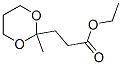 2-Methyl-1,3-dioxane-2-propionic acid ethyl ester Structure,57197-36-1Structure