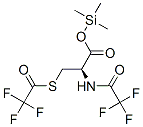 N,s-bis(trifluoroacetyl)-l-cysteine trimethylsilyl ester Structure,57207-35-9Structure