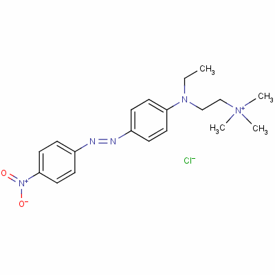 [2-[Ethyl [4-[(4-nitrophenyl)azo]phenyl ]amino]ethyl ]trimethylammonium chloride Structure,57210-34-1Structure