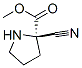 (9ci)-2-氰基-脯氨酸甲酯结构式_57224-13-2结构式