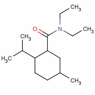 N,n-diethyl-2-isopropyl-5-methylcyclohexanecarboxamide Structure,57233-12-2Structure