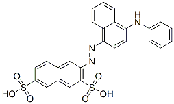 3-(4-苯胺-1-萘氮杂)-2,7-萘磺酸结构式_57322-42-6结构式