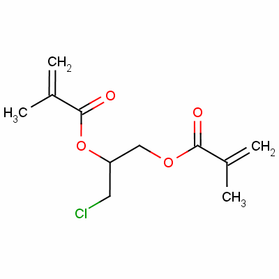 1-(Chloromethyl)-1,2-ethanediyl bismethacrylate Structure,57322-59-5Structure