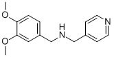(3,4-Dimethoxybenzyl)pyridin-4-ylmethylamine Structure,57342-20-8Structure