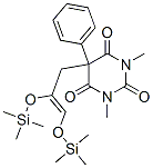 5-[2,3-Bis(trimethylsiloxy)-2-propenyl ]-1,3-dimethyl-5-phenylpyrimidine-2,4,6(1h,3h,5h)-trione Structure,57346-73-3Structure