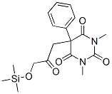 1,3-Dimethyl-5-[2-oxo-3-(trimethylsiloxy)propyl ]-5-phenyl-2,4,6(1h,3h,5h)-pyrimidinetrione Structure,57346-74-4Structure