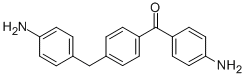 1-(4-氨基苯甲酰基)-4-(4-氨基苄基)苯结构式_57364-89-3结构式