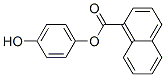 1-萘羧酸-4-羟基苯甲酯结构式_573674-19-8结构式