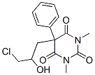 5-(3-Chloro-2-hydroxypropyl)-1,3-dimethyl-5-phenyl-2,4,6(1h,3h,5h)-pyrimidinetrione Structure,57396-64-2Structure