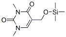 1,3-Dimethyl-5-[(trimethylsiloxy)methyl ]-2,4(1h,3h)-pyrimidinedione Structure,57396-82-4Structure