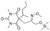 5-[2-(Methoxyimino)-3-(trimethylsiloxy)propyl ]-1,3-dimethyl-5-(1-methylbutyl)-2,4,6(1h,3h,5h)-pyrimidinetrione Structure,57397-43-0Structure